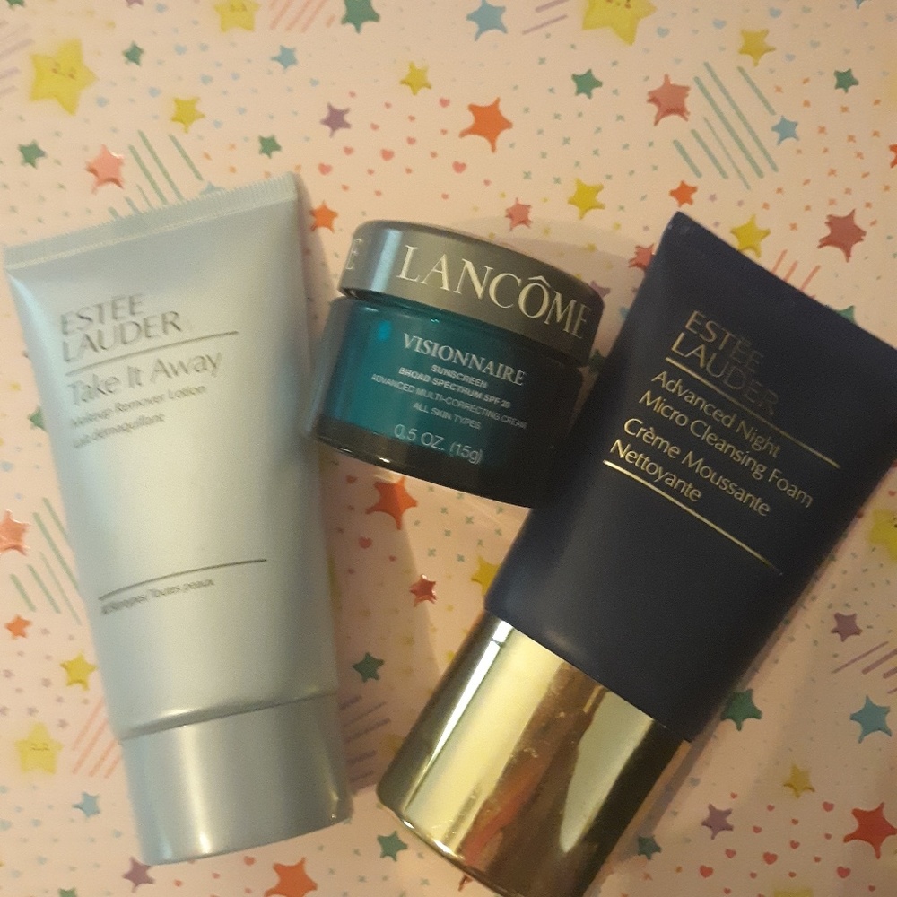 Estee lauder Cleansing Lancomb Visionnaire bundle